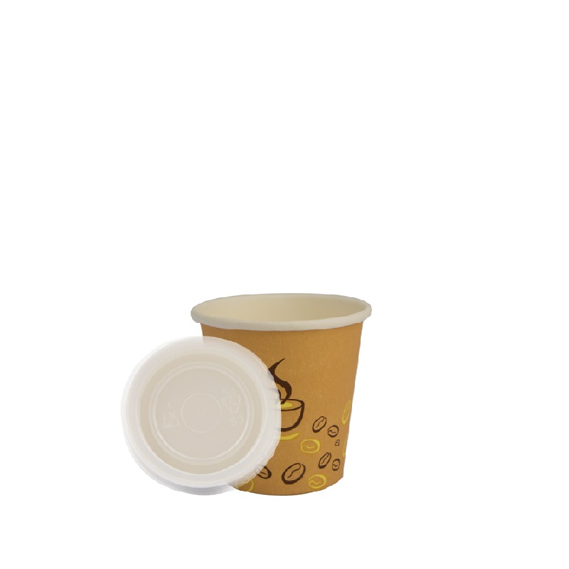 Palucart 500 Bicchieri in Carta per Caffe 90l Bianco(3 oz) Bicchierini