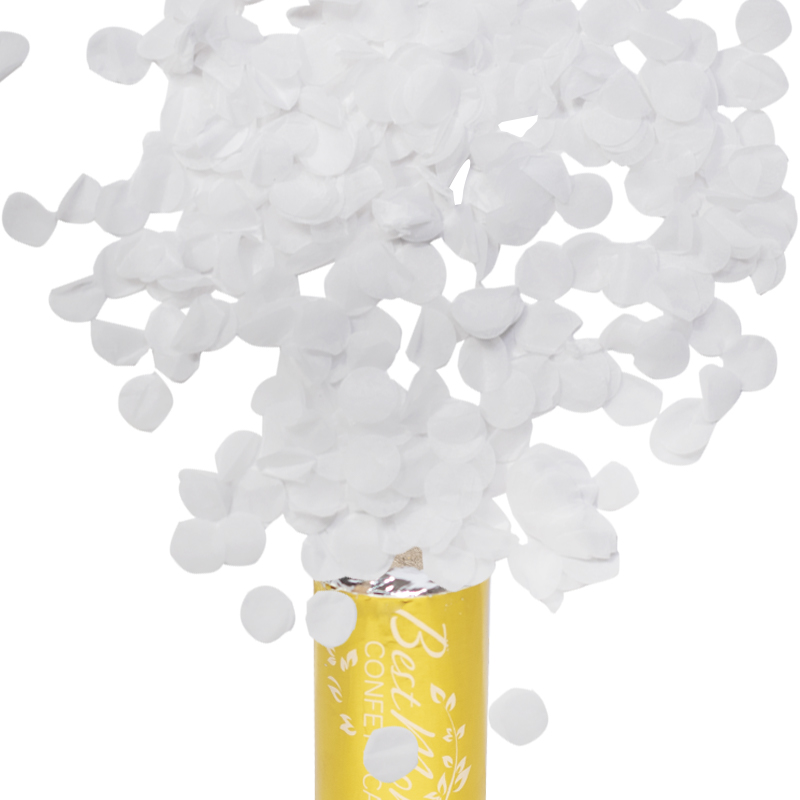 10 Cannoni Spara Coriandoli Biodegradabili - Per Matrimoni, Compleanni, Feste, Colore Rosa - Foto 8