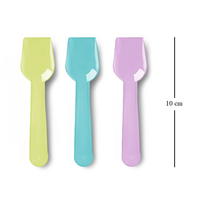 Set 2 Palette Per Gelato In Acciaio Inox - Cucchiai Per Ghiaccio E Dolci - 24cm - Foto 9