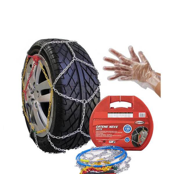 Catene Da Neve OMOLOGATE Ö-Norm 5117 TÜV | 9 Mm | Compatibili Con Pneumatici 175/65 R15 | Per Auto E Veicoli - Foto 12