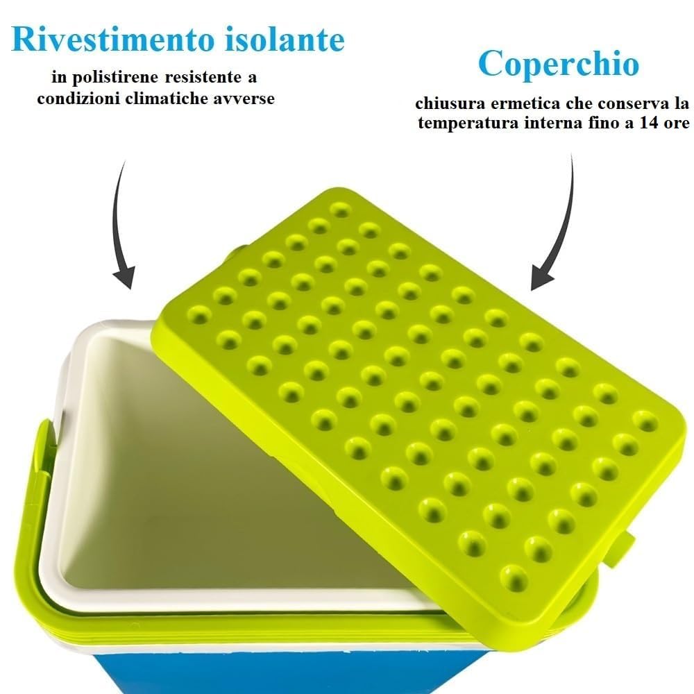 La Borsa Frigo Rigida Portatile è Dotata Di Una Maniglia E Il Coperchio è A Tenuta Stagna Coleman 5QT - 9