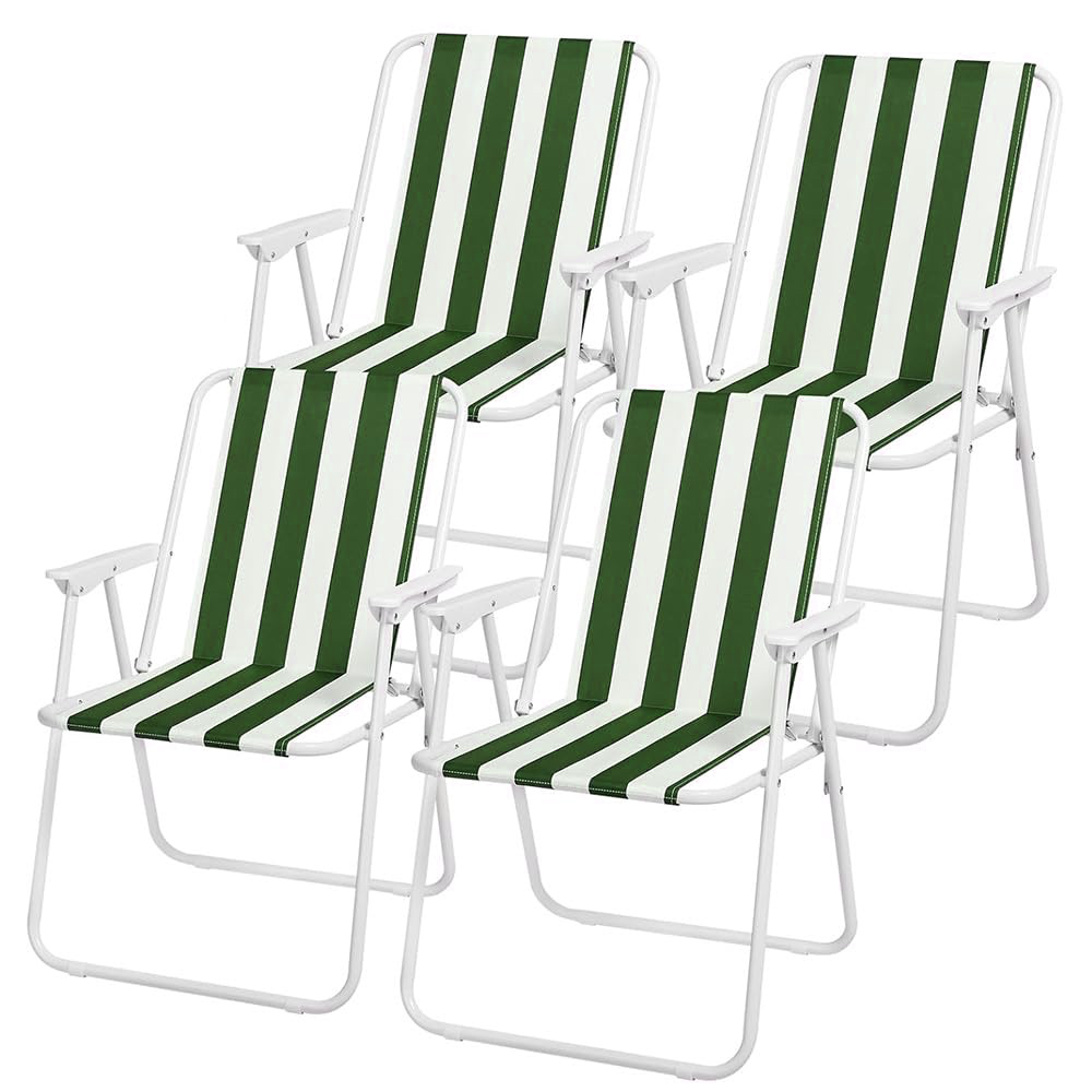 Vidaxl Sedie Plastica Pieghevoli Con Braccioli Sedia Pieghevole