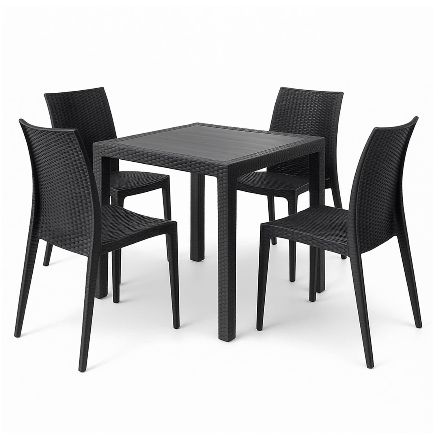 Set tavolo e sedie da giardino rattan per persone Paluplus (ex