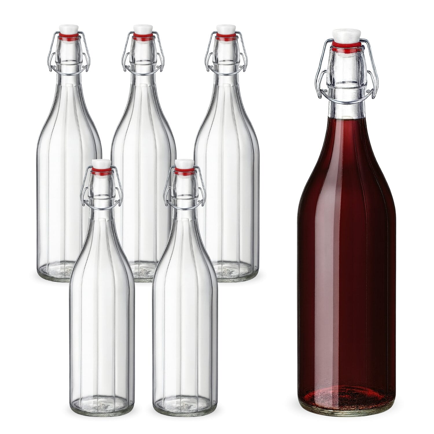 ikea bottiglie vetro 1 litro