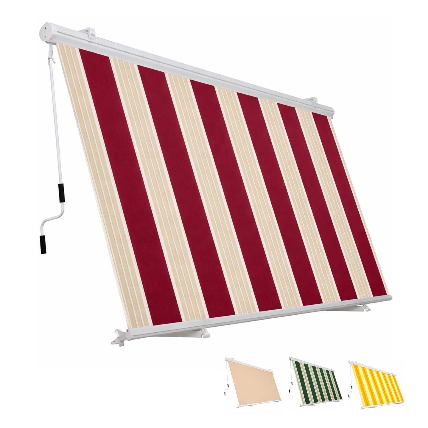 Tenda Da Sole Retrattile Telo Ricambio PVC Su Misura Per Tende Da Sole Impermeabile Tende Da Sole Ricambio
